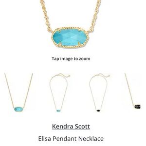 Kendra Scott Elisa Pendant Necklace, Turquoise.